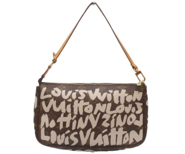Louis Vuitton Monogram Graffiti Pochette Handbag — view 3
