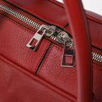 Loewe Amazona Handbag Red Leather Silver — view 8