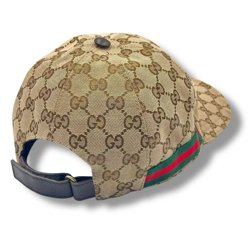 Gucci Hat Baseball Cap GG Canvas Brown — view 4