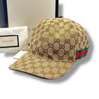 Gucci Hat Baseball Cap GG Canvas Brown