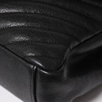 Saint Laurent Carre Shoulder Bag 2-Way Leather Black Silver — view 8