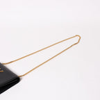 Saint Laurent Shoulder Bag Gold Black YSL Logo — view 5