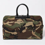 Saint Laurent Boston Bag Camo Leather Silver