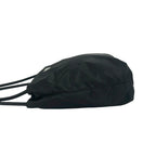 Prada Triangle Logo Tessuto Nylon Tote Shoulder Bag Black — view 5