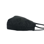 Prada Triangle Logo Tessuto Nylon Tote Shoulder Bag Black — view 6