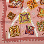 Hermes Scarf Carre 90 la Mecanique Des Idees Structure Of Ideas Pink