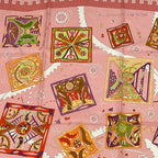 Hermes Scarf Carre 90 la Mecanique Des Idees Structure Of Ideas Pink