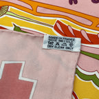 Hermes Scarf Carre 90 la Mecanique Des Idees Structure Of Ideas Pink