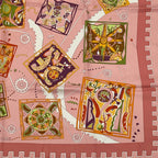 Hermes Scarf Carre 90 la Mecanique Des Idees Structure Of Ideas Pink