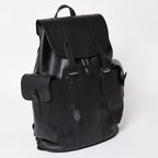 Louis Vuitton Christopher PM Backpack Epi Leather Black Silver — view 3