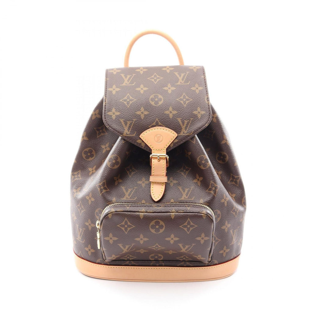 Louis Vuitton Backpack Montsouris PM Monogram Canvas Leather
