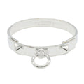 Hermes Bangle Collier de Chien Hangul 15.5 cm 925 Sterling Silver Bracelet