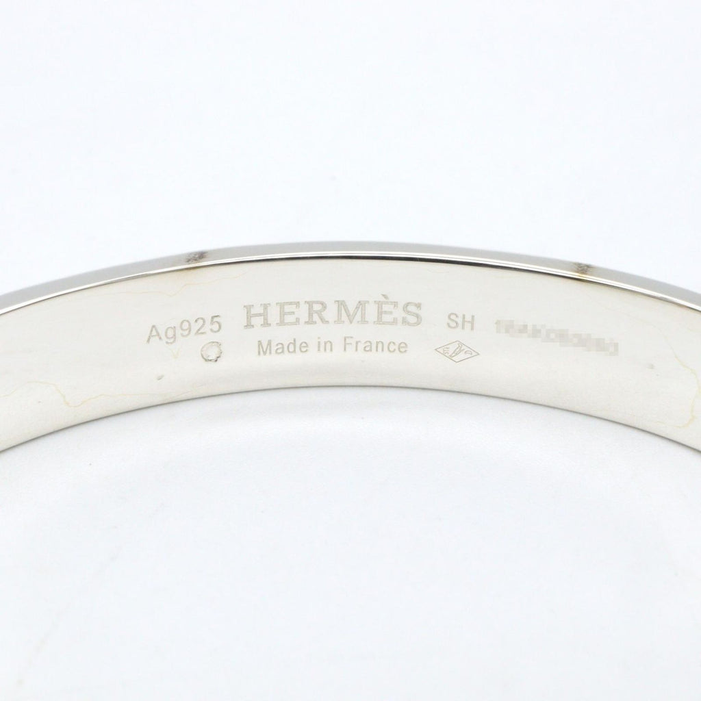 Hermes Bangle Collier de Chien Hangul 15.5 cm 925 Sterling Silver Bracelet — view 4