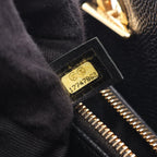 Chanel Tote Quilted Black Caviar Leather CC Logo Chain — view 5