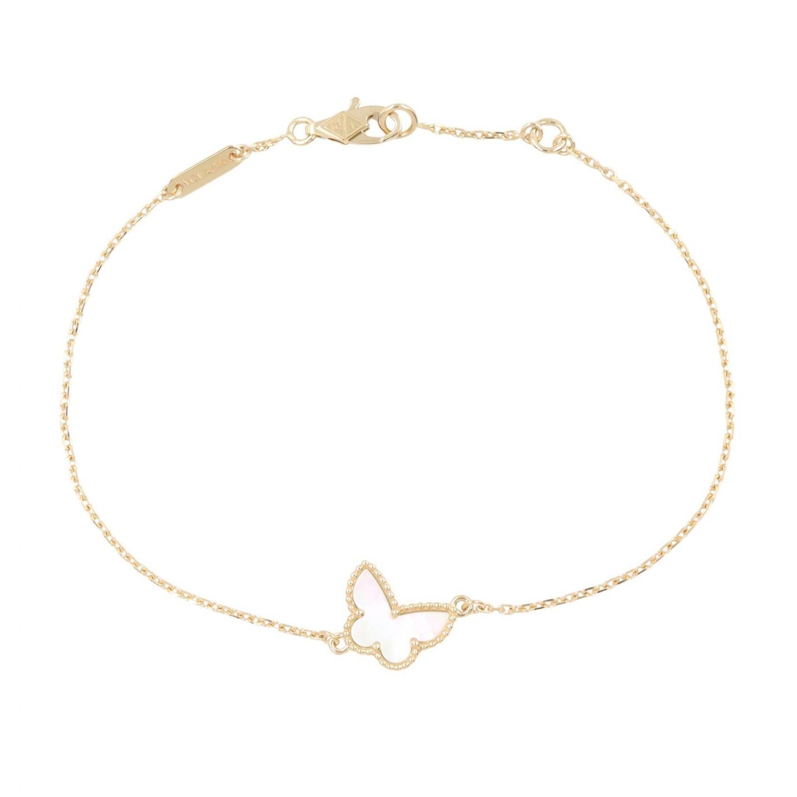 Van Cleef & Arpels Bracelet Sweet Papillon Mother of Pearl 16 17.5 cm 18k