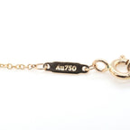 Tiffany & Co Necklace T Smile Mini Diamond 40.5 45.5 cm 18k Pink Gold — view 4