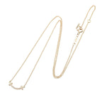 Tiffany & Co Necklace T Smile Mini Diamond 40.5 45.5 cm 18k Pink Gold — view 2