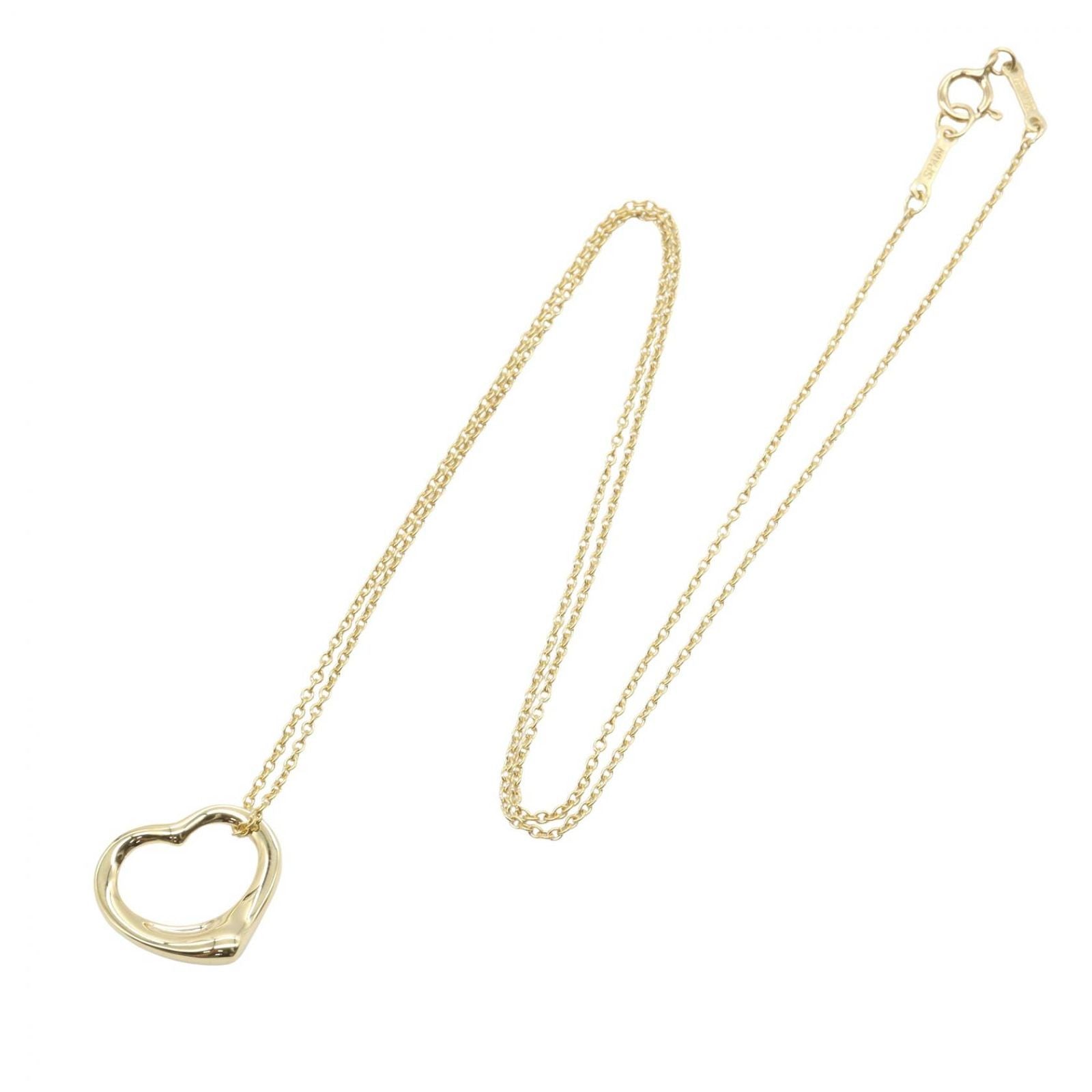Tiffany & Co Necklace Open Heart Small 42.5 cm 18k — view 2
