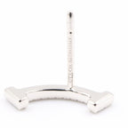 Tiffany & Co Earrings T Smile Mini Diamond 18k White Gold — view 5