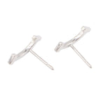 Tiffany & Co Earrings T Smile Mini Diamond 18k White Gold — view 3