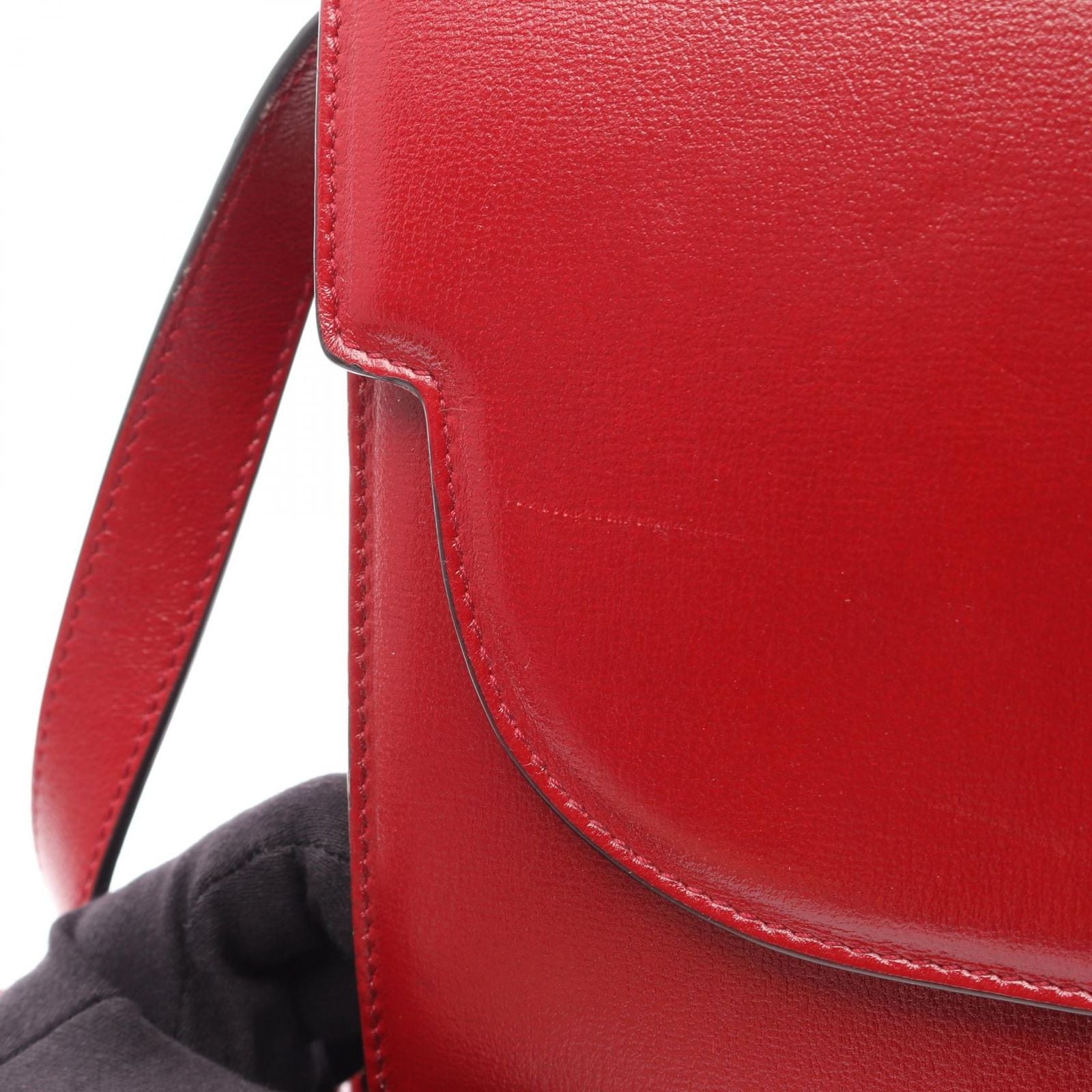 Gucci Shoulder Bag Double Red Leather GG Marmont — view 8