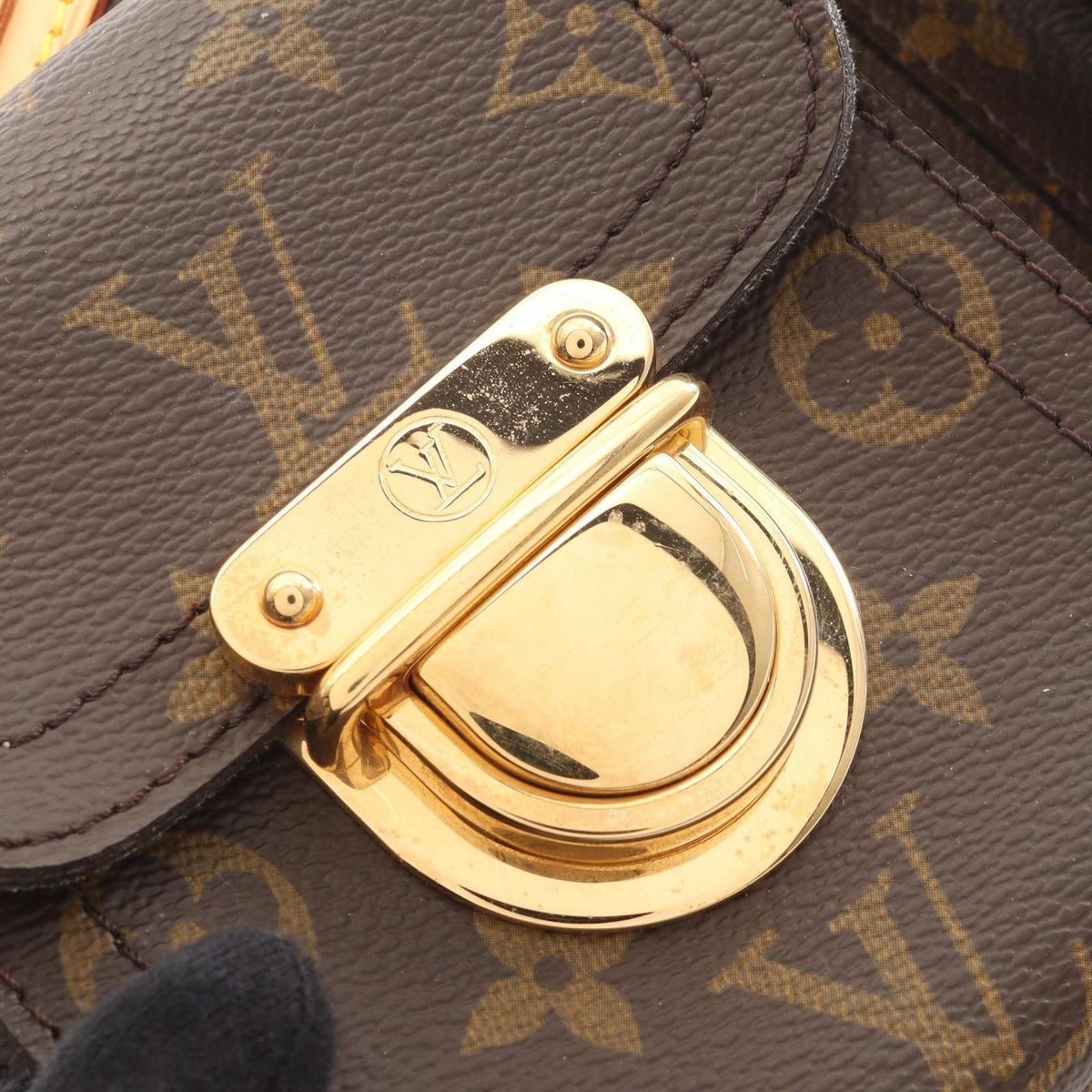 Louis Vuitton Handbag Manhattan PM Monogram Canvas Leather — view 5