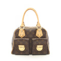 Louis Vuitton Handbag Manhattan PM Monogram Canvas Leather