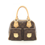 Louis Vuitton Handbag Manhattan PM Monogram Canvas Leather
