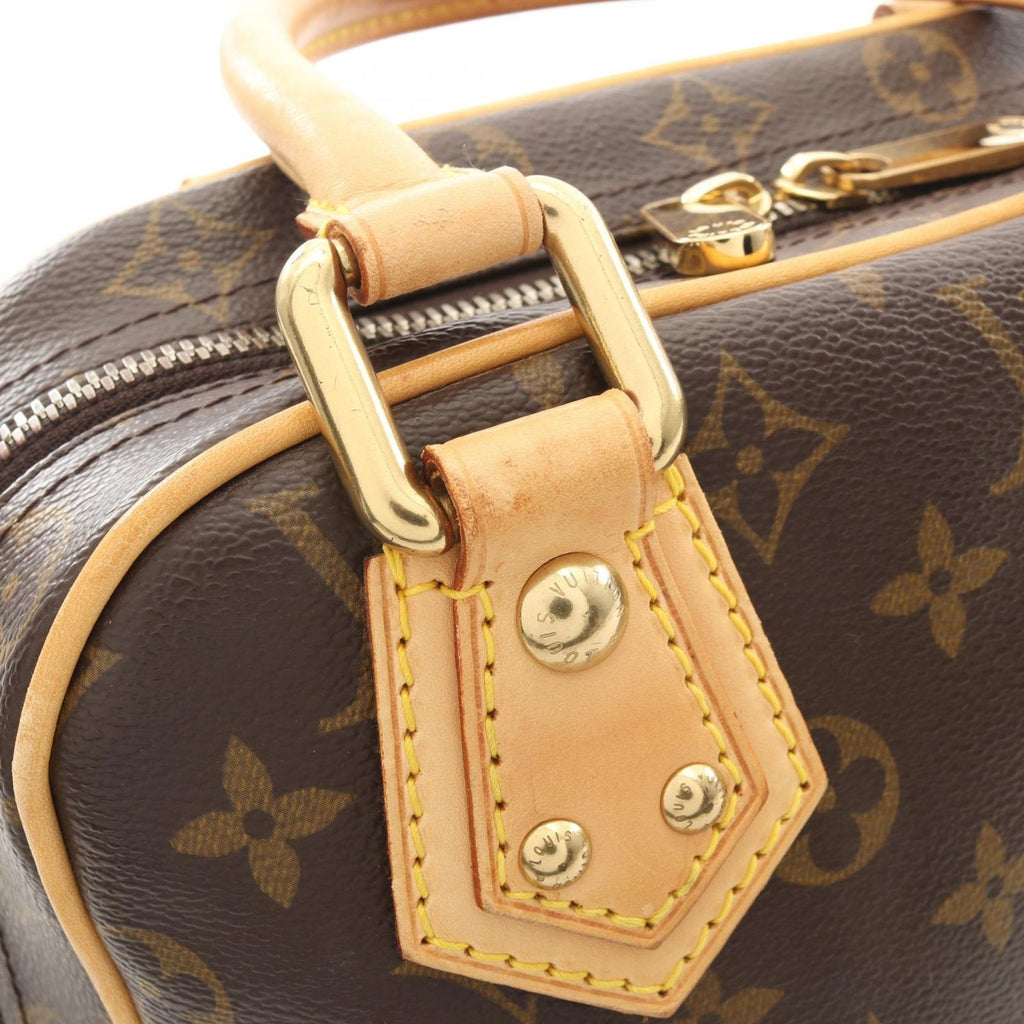 Louis Vuitton Handbag Manhattan PM Monogram Canvas Leather — view 7