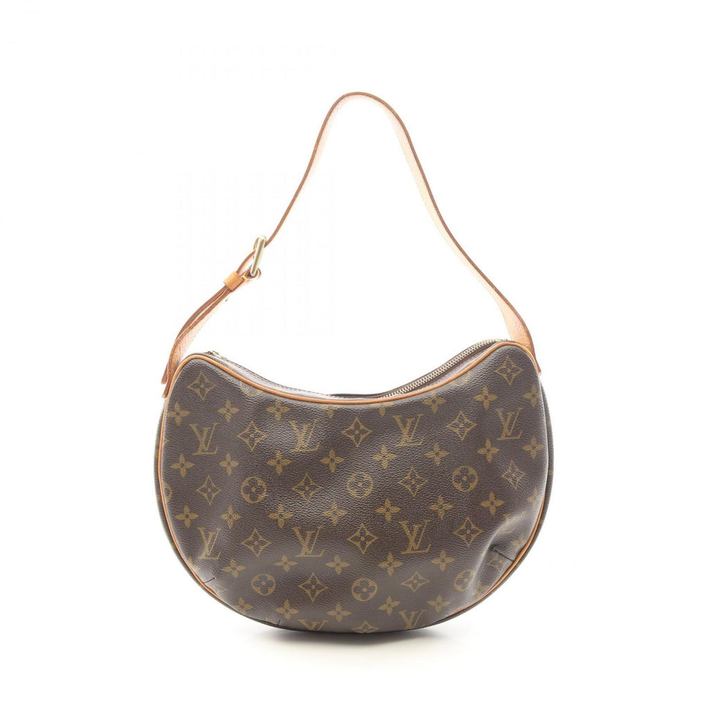 Louis Vuitton Shoulder Bag Croissant Monogram Canvas Leather