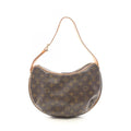Louis Vuitton Shoulder Bag Croissant Monogram Canvas Leather