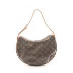 Louis Vuitton Shoulder Bag Croissant Monogram Canvas Leather