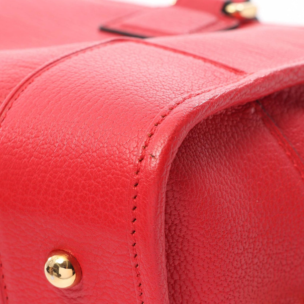 Loewe Handbag Amazona 28 Red Leather — view 5