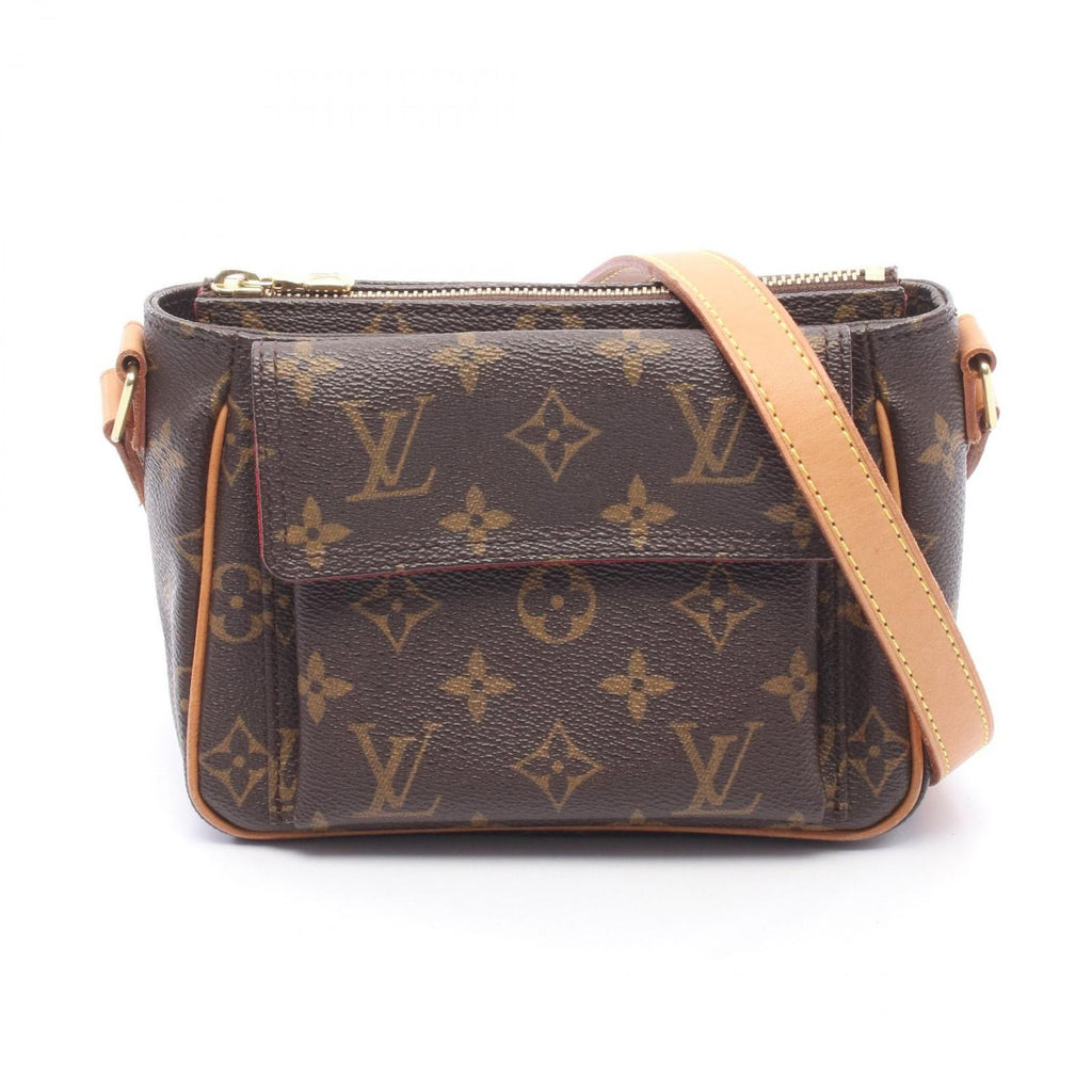Louis Vuitton Shoulder Bag Viva City PM Canvas Leather