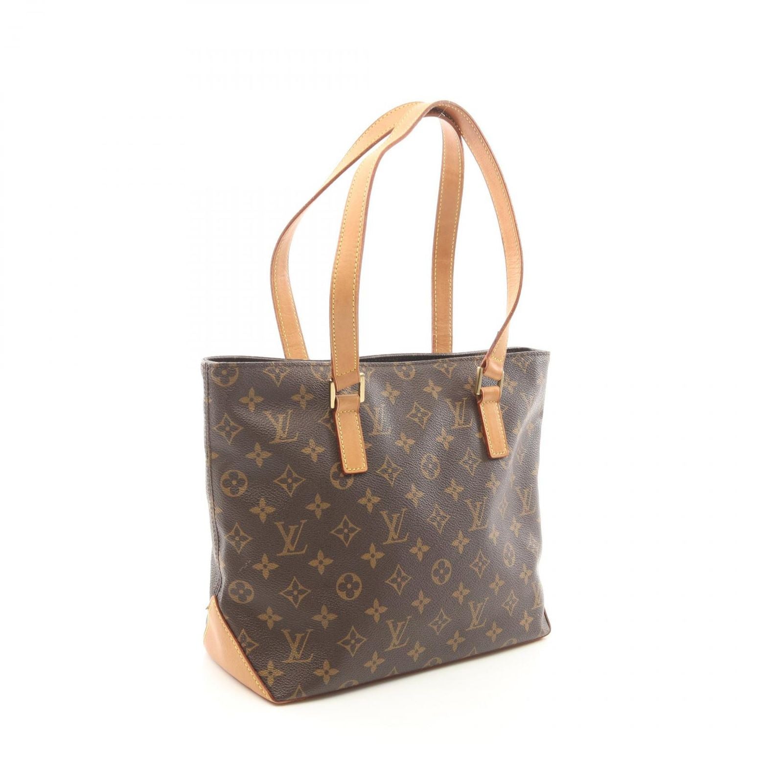 Louis Vuitton Shoulder Bag Cabas Piano Monogram Canvas Leather — view 2