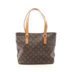 Louis Vuitton Shoulder Bag Cabas Piano Monogram Canvas Leather