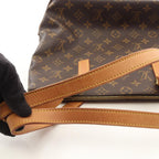Louis Vuitton Shoulder Bag Cabas Piano Monogram Canvas Leather — view 9