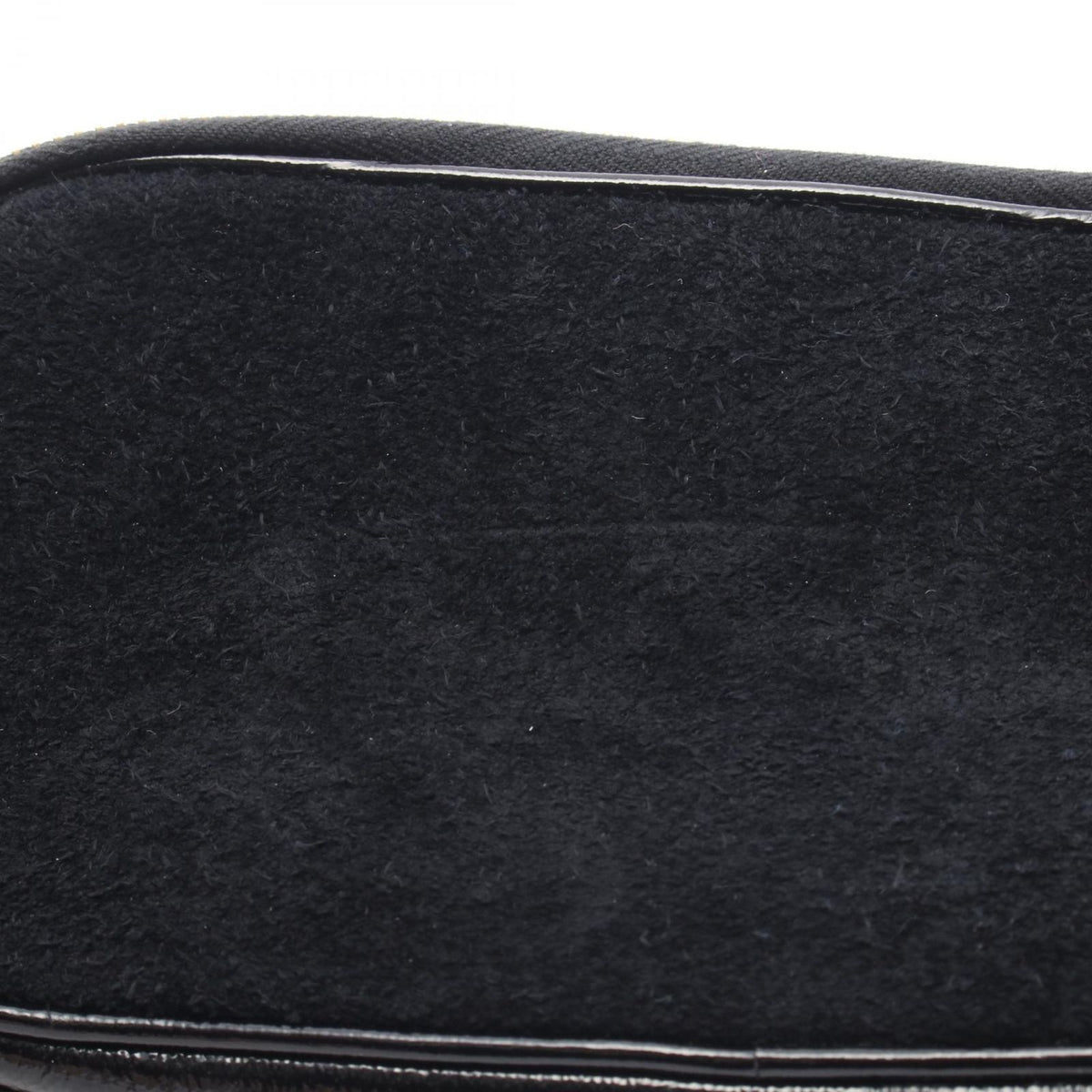 Gucci Shoulder Bag Double Black Suede Patent Ophidia GG — view 7
