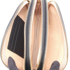 Gucci Shoulder Bag Double Black Suede Patent Ophidia GG — view 3