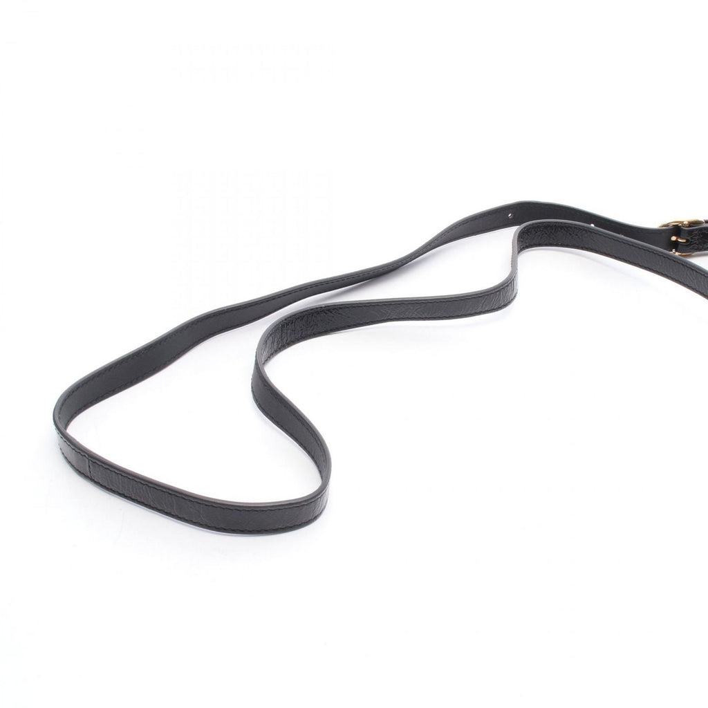 Gucci Shoulder Bag Double Black Suede Patent Ophidia GG — view 8
