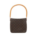 Louis Vuitton Shoulder Bag Looping Canvas Leather
