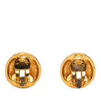 Chanel Earrings Gold Plated Rhinestone — view 2