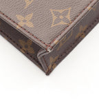 Louis Vuitton Handbag Sac Plat Monogram 2-Way Canvas Leather Petite — view 7