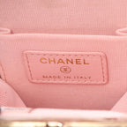 Chanel Shoulder Bag Quilted Black Leather Kiss Lock Chain — view 4