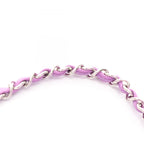 Chanel Shoulder Bag Mini Quilted Purple Lambskin Chain — view 7