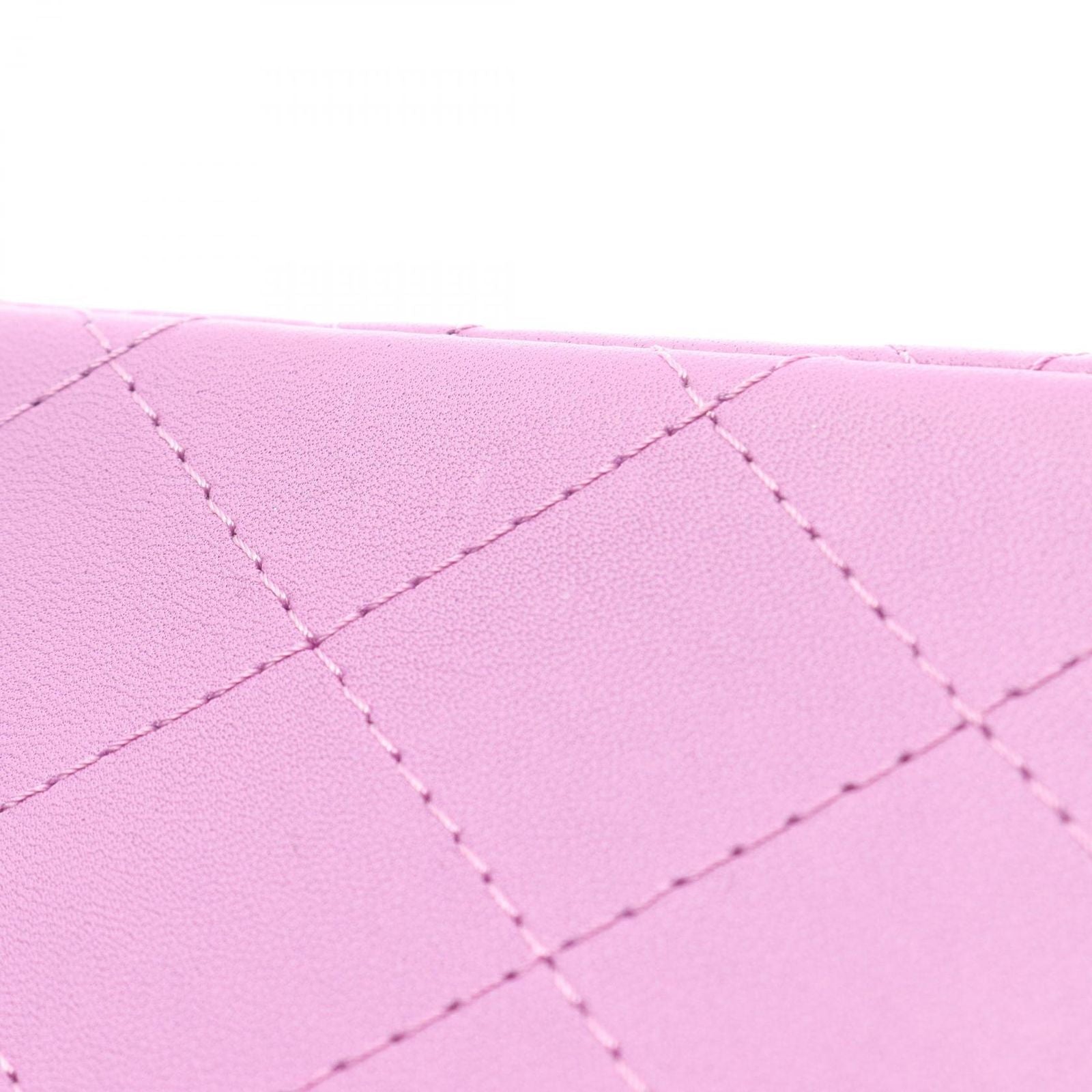 Chanel Shoulder Bag Mini Quilted Purple Lambskin Chain — view 8