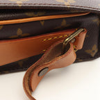 Louis Vuitton Shoulder Bag Cartouchiere Canvas Leather — view 8