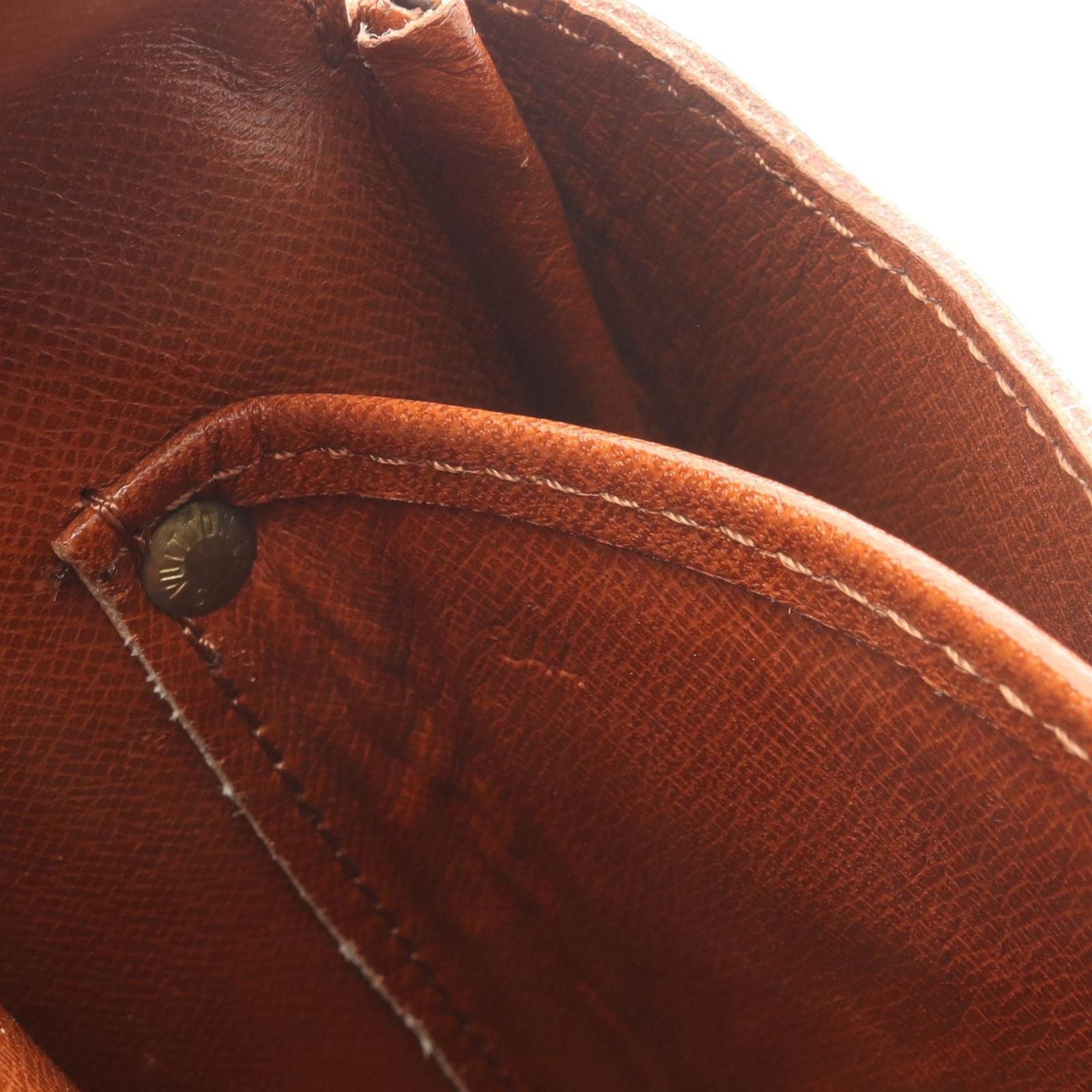 Louis Vuitton Shoulder Bag Cartouchiere Canvas Leather — view 5