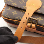Louis Vuitton Shoulder Bag Cartouchiere Canvas Leather — view 6