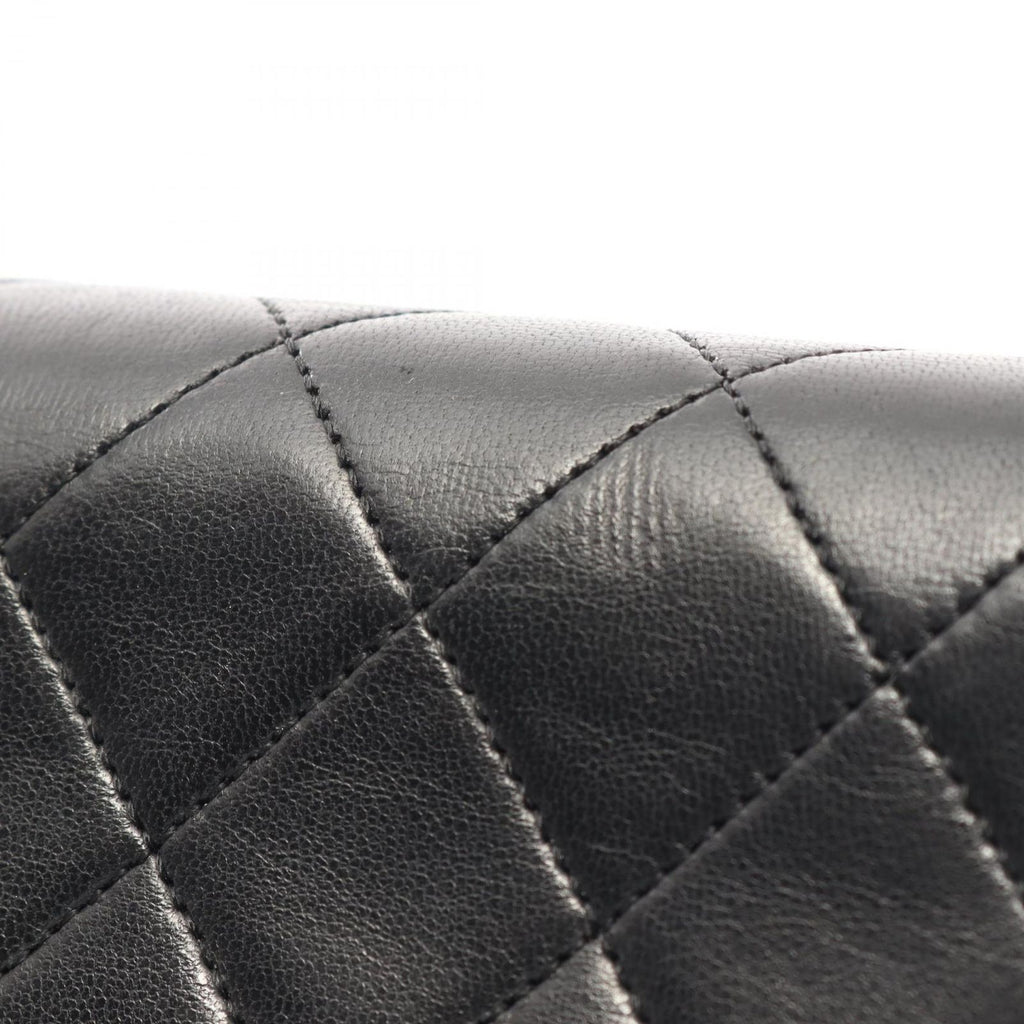 Chanel Shoulder Bag Mini Quilted 20 Black Lambskin Chain — view 8